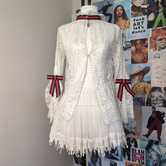 impulsive Tops - Lace Gothic Punk Top